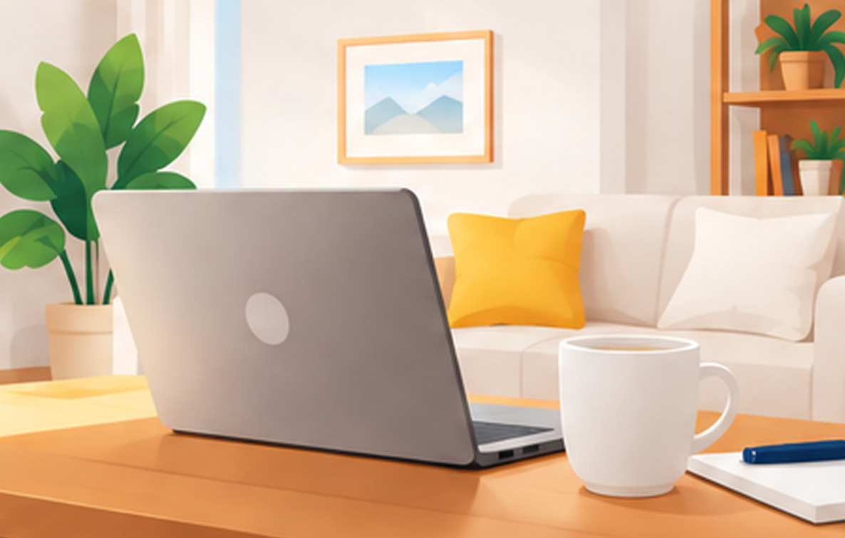 Laptop & Coffee cup alternative